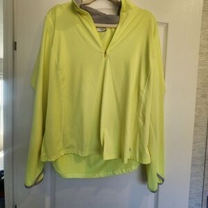 Danskin Now Yellow Womens Pullover Size 2XL Euc